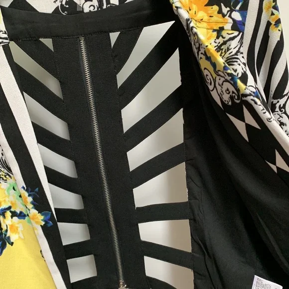 Alberto Makali🖤💛 Caged Cropped Jacket Crop Flower Stripe Courtly Check Baroque